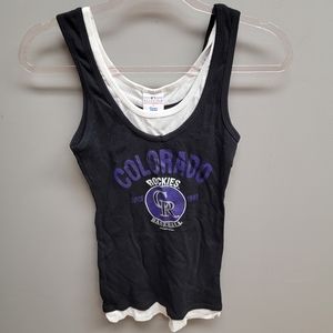 Colorado Rockies Officially Licensed MLB Baseball NWT Tank 100% Cotton Size XL